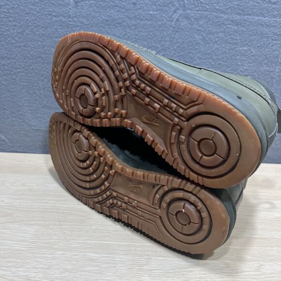 Nike Lunar Force 1 Duckboot Olive 805899-201 Flyknit ACG Footwear Mens Size 9 - Picture 6 of 12